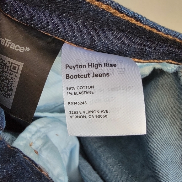 Reformation Peyton High Rise Bootcut Jeans in Aegean size 30 NWT - Picture 9 of 10